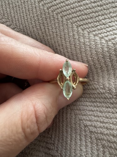 10ct yellow gold paraiba - gold,