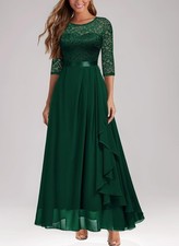 Vintage Style Floral Lace Long