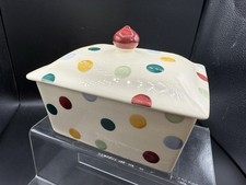 Emma Bridgewater 25 Years Multi Polka Dot Spot Large Butter Dish With Lid