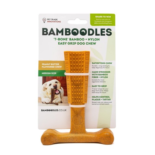 Bamboodles bone dog - dog, chew