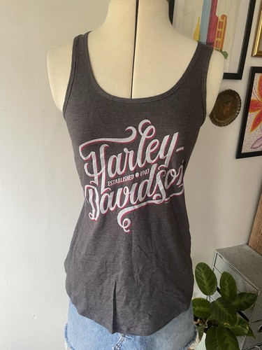 Harley davidson grey tank - harley,