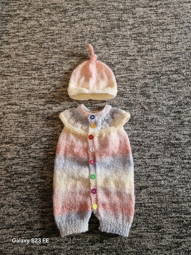 New hand knit summer baby - knit,