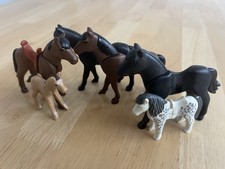 Playmobil Horses Mixture . Good Condition