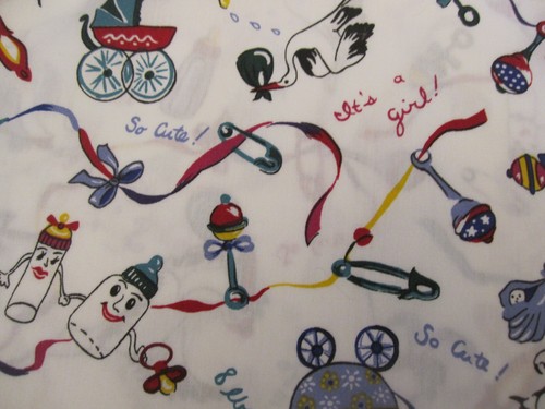 Vtg spring cotton blend - spring, fabric