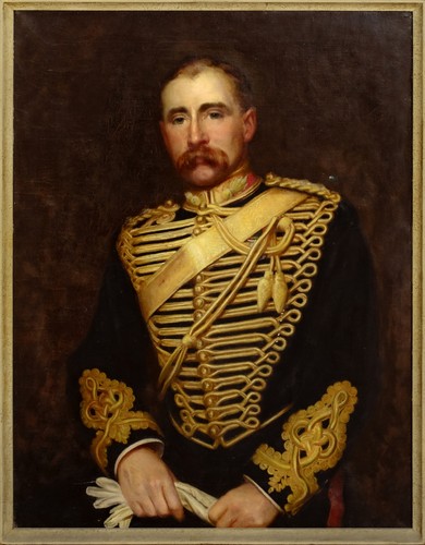 Large 19th century portrait - century,
