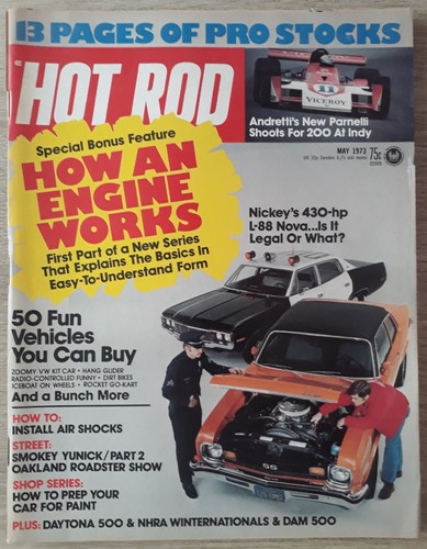 Hot rod magazine may - magazine,