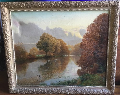 Fine antique bourlet frame - fine,