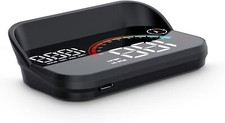 AMHVMU M22 Car Head up Display GPS Speedometer Display Speed and Time