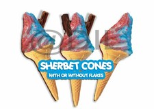 ICE CREAM Stickers - Sherbet