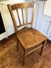 Vintage Hand Restored 1930s Oak Dining Chair 