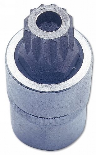 Tamperproof spline bit - spline, socket