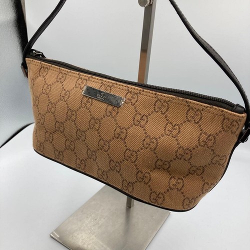 Gucci canvas shoulder handbag - gucci,