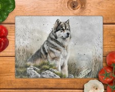 Alaskan Malamute Glass