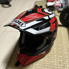 Shoei VFX-WR Brayton Off-road Helmet M Red/Black, DOT Approved, Used