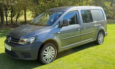 2017 66 VW CADDY MAXI 2.0 TDI 5 SEAT KOMBI TWIN SLIDERS, REAR TALEGATE  92K FSH