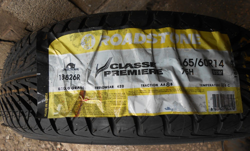 165 r14 roadstone unused - ,