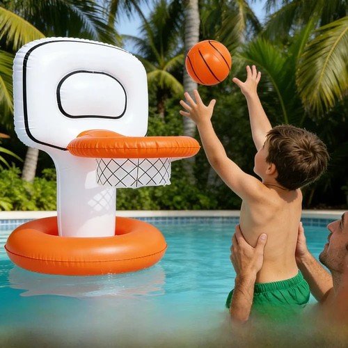 Pvc inflatable basketball hoop - pvc,
