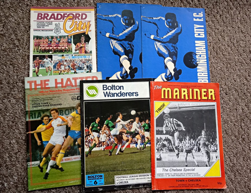 Football programmes joblot - programmes,