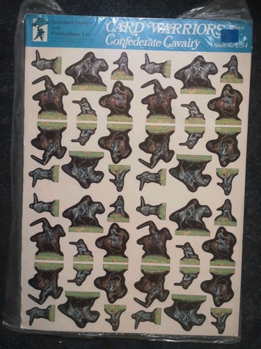 Card warriors confederate - card,