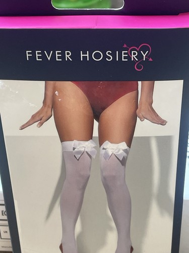 Fever hosiery white opaque - fever,