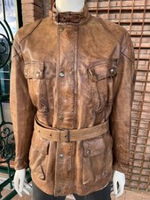 Belstaff heavy leather jacket - heavy,