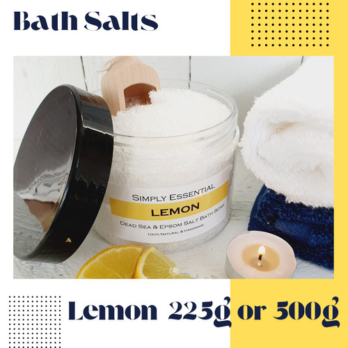 Dead sea lemon bath - lemon, salts
