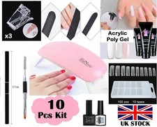 Poly gel Nail Kit DIY 10 PCS
