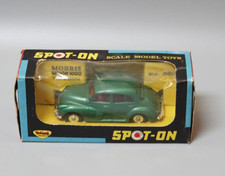 Tri-ang Spot-on 289 Morris Minor 1000 Metallic Green Near Mint in Box