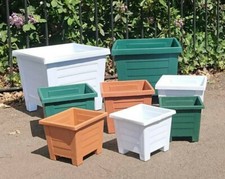 Large square plant pots - large,