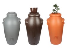 Jolie Max 200L Rain Water Butt. Durable Garden Water Tank with Tap &  Flower Pot