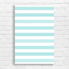 Pastel Striped Abstract Teal