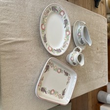 Boots Orchard Pattern China Bundle Of Serving Plate Serving Dish Jug, Gravy Boat