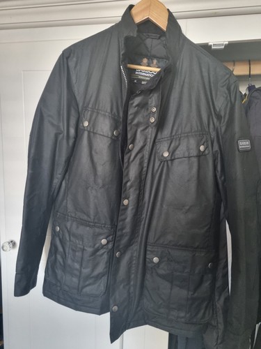 Mens barber wax jacket - barber,