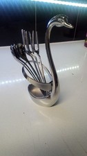 Tableware metal silver swan - tableware,