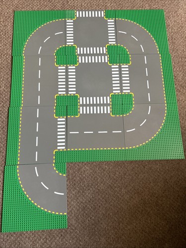 Lego road base plates set - plates, of