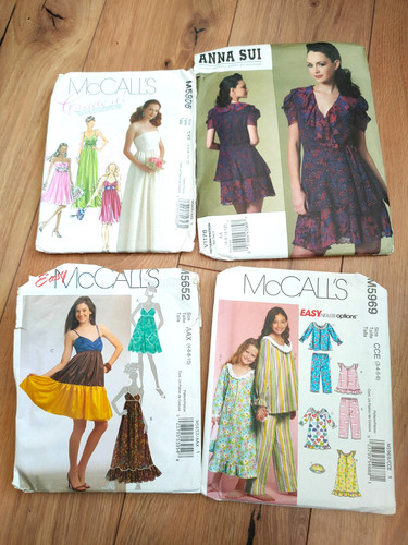 Four new uncut - mccalls, vogue