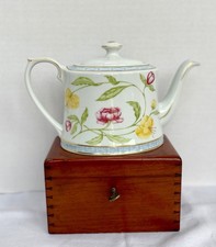 English Oval Teapot by Compton & Woodhouse,  good condition, vintage floral pot