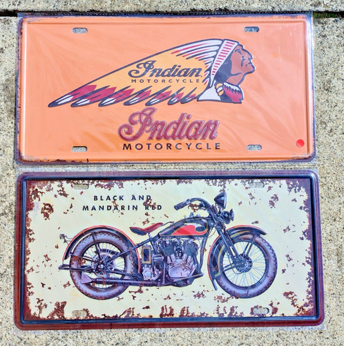 Motorcycle tin plate metal - 2, x