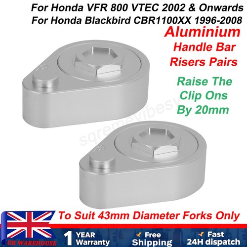 Aluminum handle bar risers for - bar,