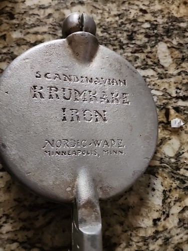 Scandinavian krumkake iron - krumkake,