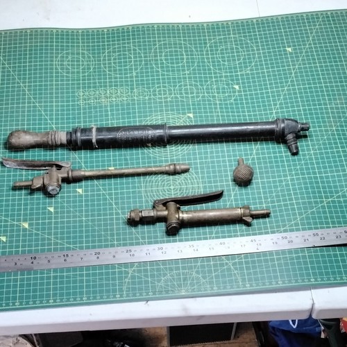 Vintage metal garden sprayer - metal,