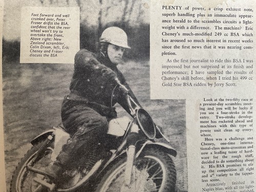 Bsa 250 cheney - 250, fraser
