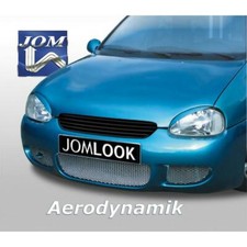 Radiator grille 3 ribs Opel Corsa B incl. GSI 16V Sport grill black front grill