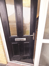 External Front Composite Door with Glass Side Panel