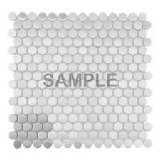 Penny Tile Round Brushed