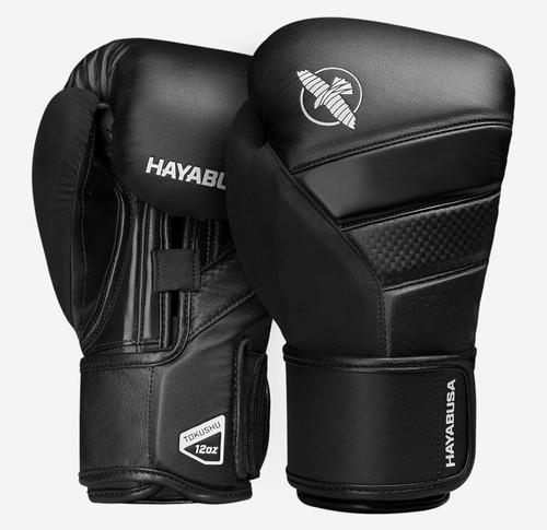 Hayabusa 14oz black - t3, boxing