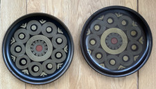 Pair Vintage 1960/70's Denby Arabesque Desert Side Plates 8”/20.5cm Diameter VGC
