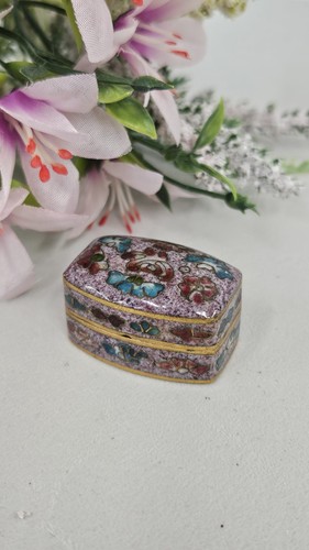 Antique brass cloisonne - cloisonne, enamel