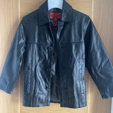 Leather Jacket Boys - Black -