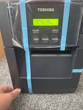 New Toshiba TEC B-SA4TM-TS12-QM-R Barcode Label Printer with Power Supply